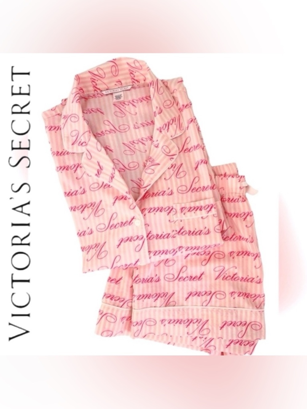 NWOT ❤️ Victoria's Secret Cotton Pajama Short Set Size M